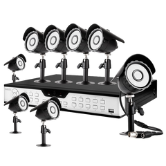 16CH H.264 DVR & 8 Sony CCD 420 TVL 24 IR LEDs