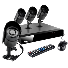 8 Channel DVR & 4 65ft Day Night Sony CCD